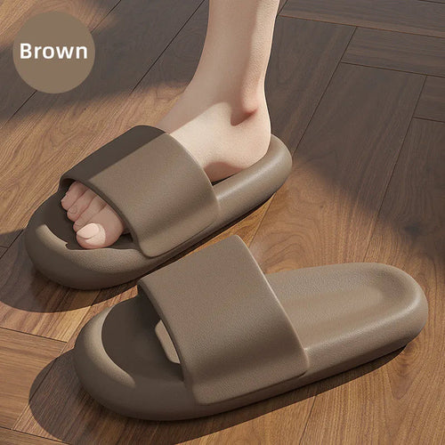 Soft cushioned slippers perfect for home and casual wear.