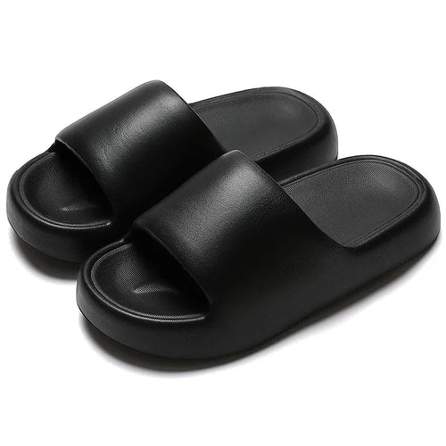 Ultra-light EVA slippers providing cloud-like comfort.