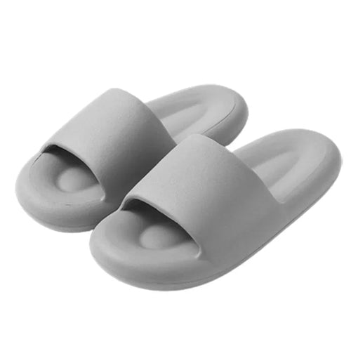 Women's cloud slippers featuring lightweight EVA construction.