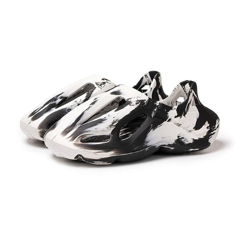 Modern camouflage EVA clogs with durable non-slip outsole.