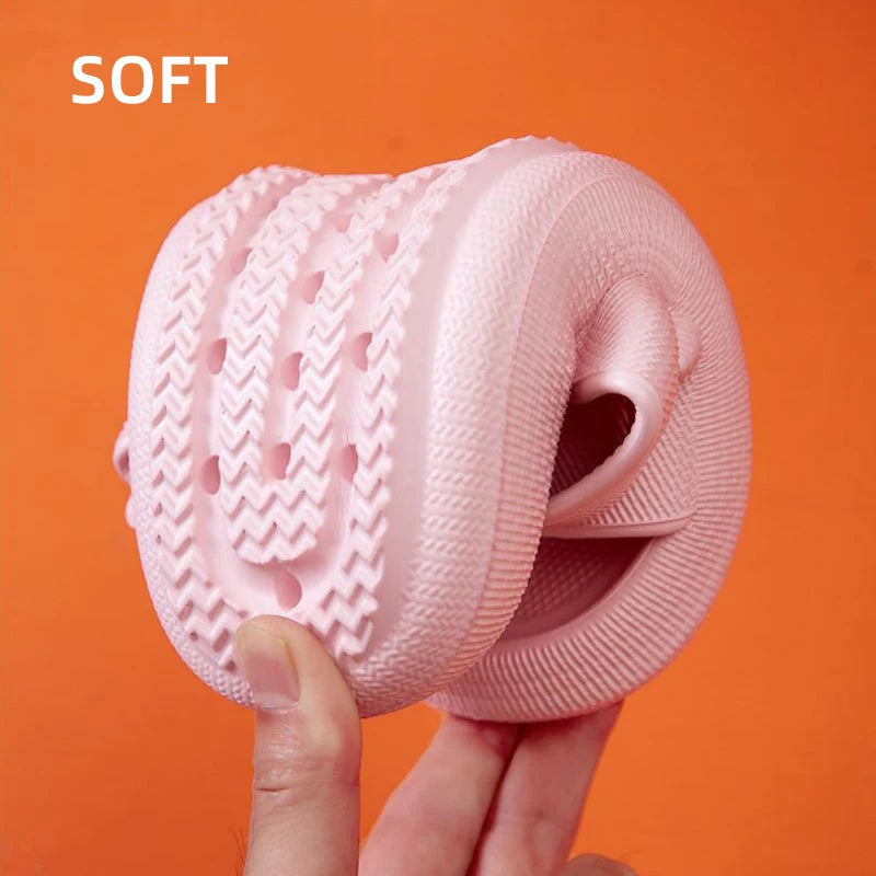 Lightweight EVA pillow slippers for everyday comfort.