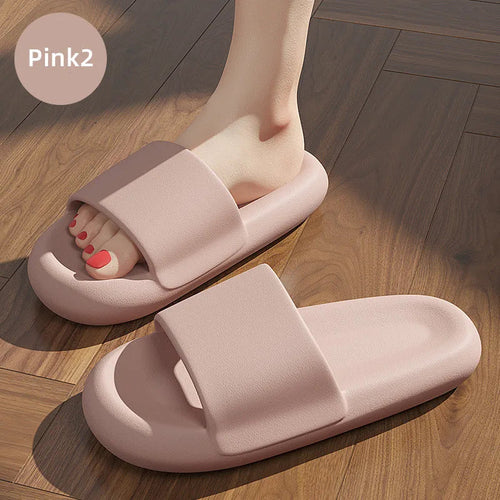 Comfortable non-slip slippers with ultra-soft cushioning.